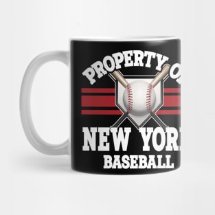 Proud Name New York Graphic Property Vintage Baseball Mug